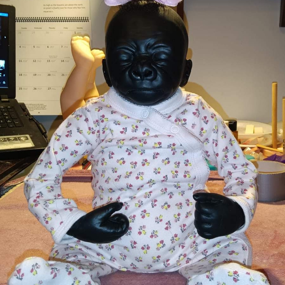 Reborn gorilla doll